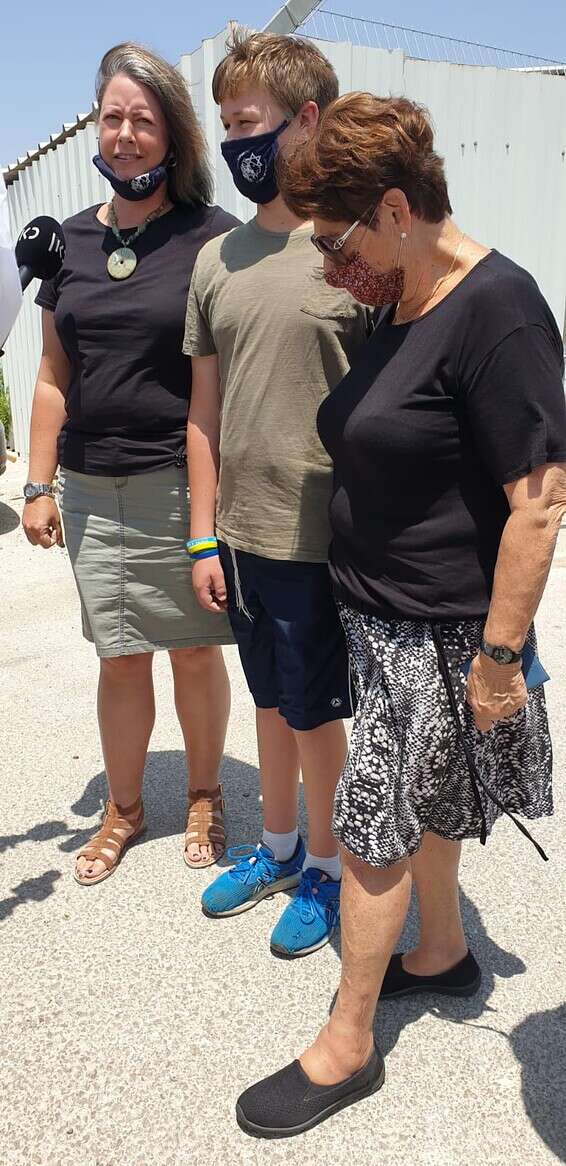 משפחתו של ארי פולד ז"ל בבית המשפט, היום // צילום: יהונתן שאול